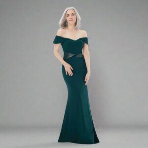 MGNY emerald green dress, size 8, NEW WITH TAGS!